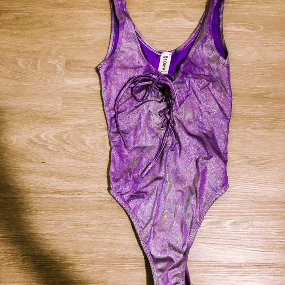Beautiful purple bodysuit